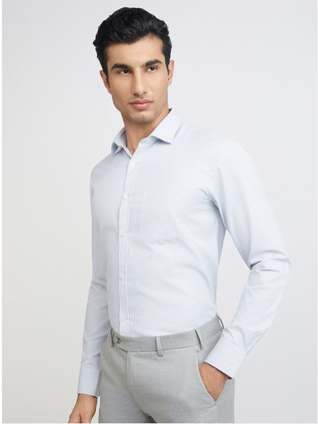 Men Formal Shirt White